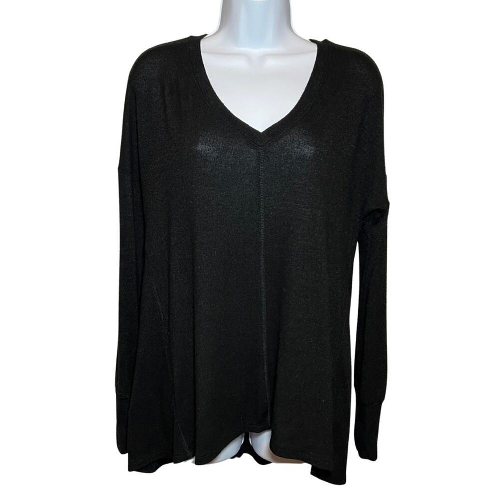 Gibson V Neck Sweater, Black, XS